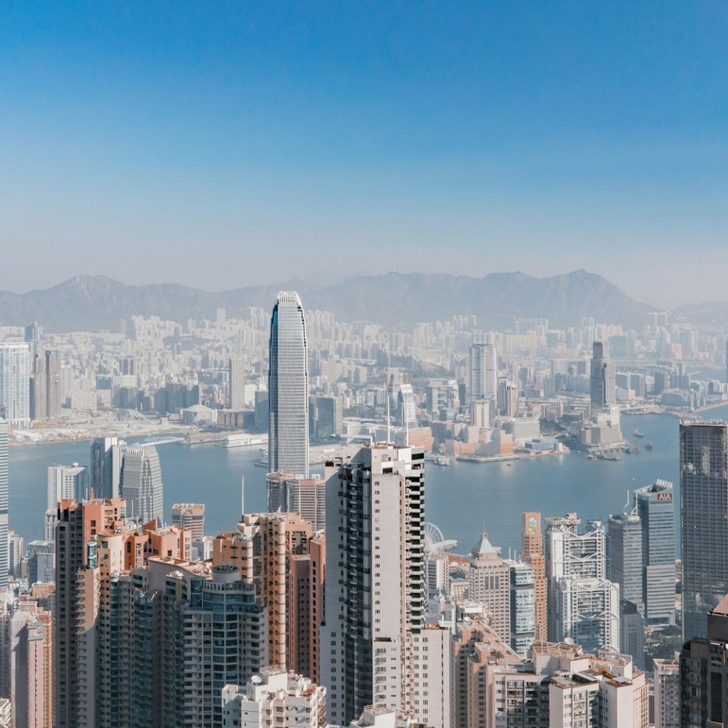 bird's-eye view photography of city buildings