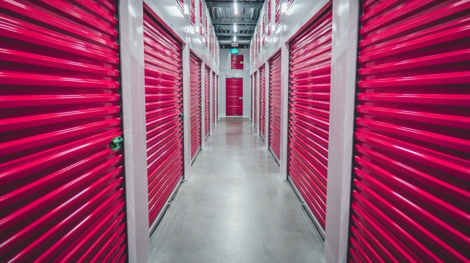 purple shutter doors
