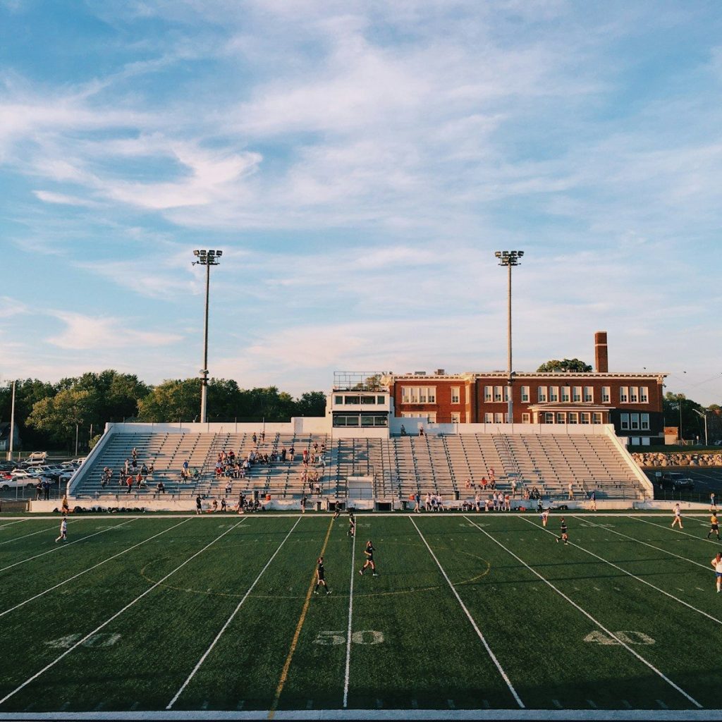 American football stadium with people